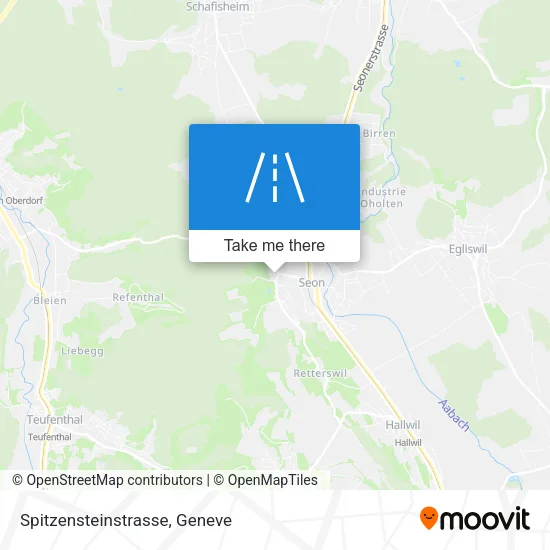 Spitzensteinstrasse map