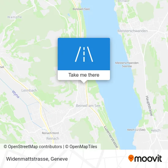 Widenmattstrasse map