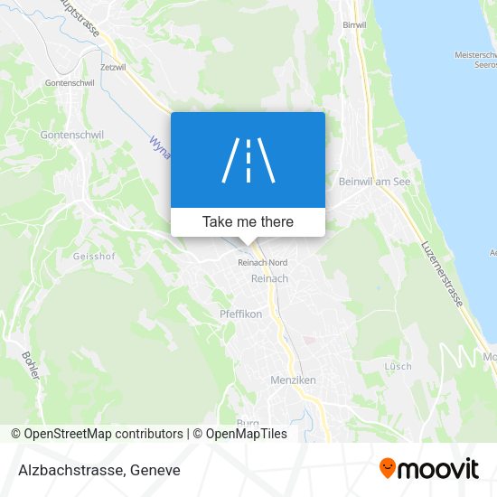 Alzbachstrasse map