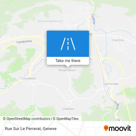 Rue Sur Le Perrerat map