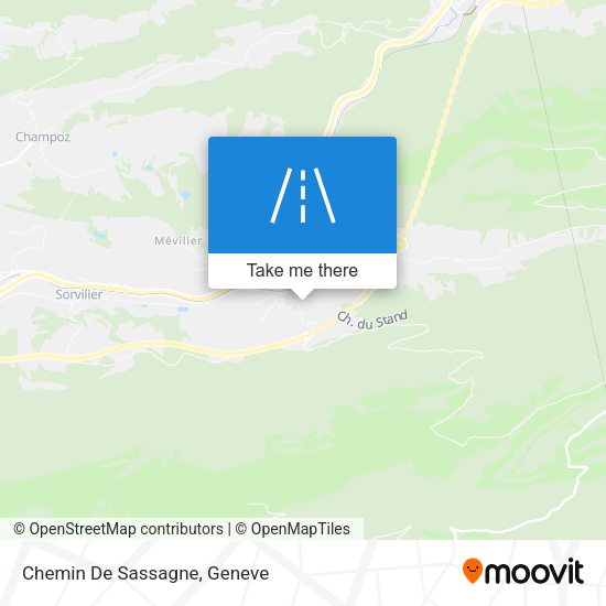 Chemin De Sassagne map
