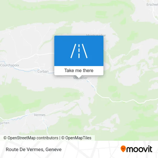 Route De Vermes map