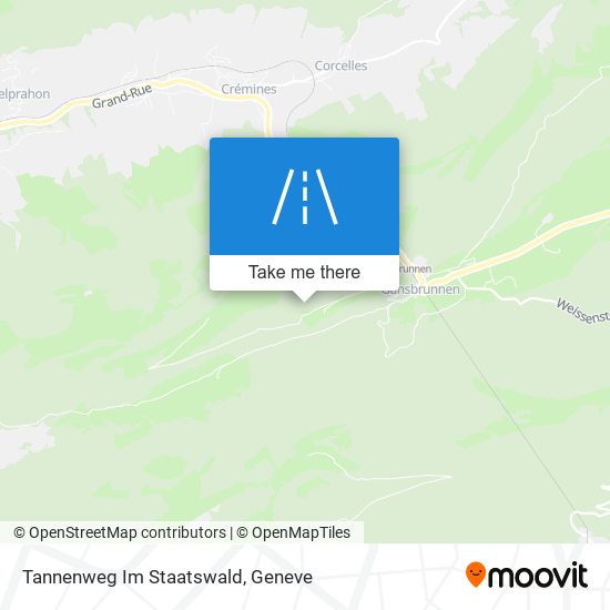 Tannenweg Im Staatswald map