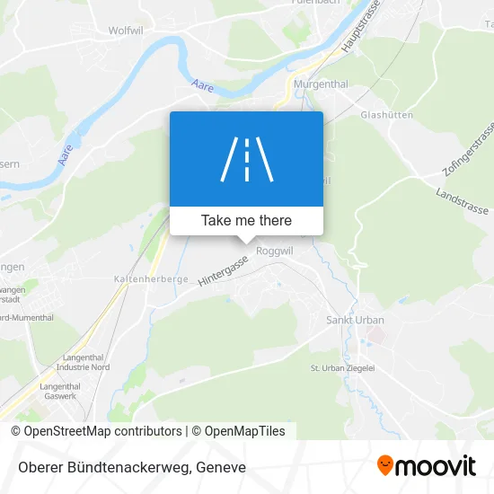 Oberer Bündtenackerweg map