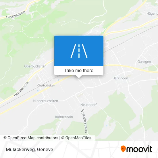 Mülackerweg map