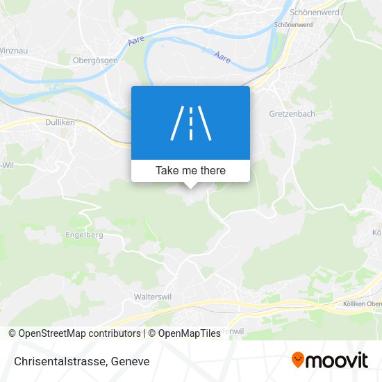 Chrisentalstrasse map