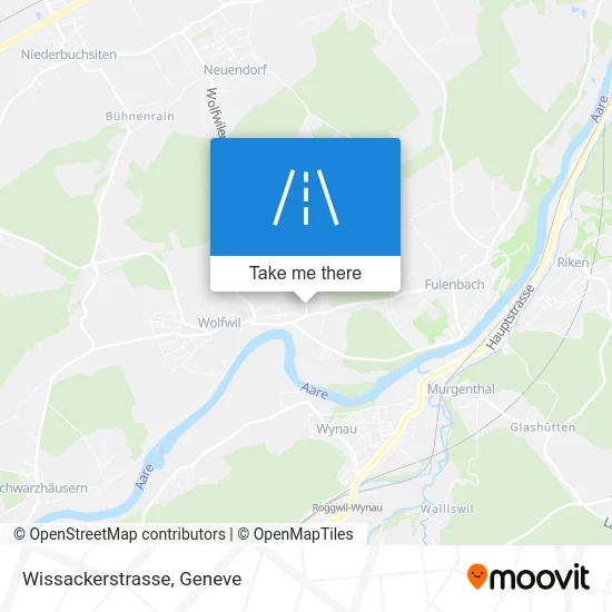 Wissackerstrasse map