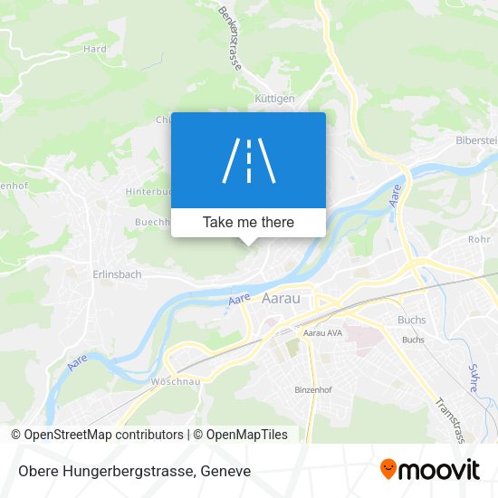 Obere Hungerbergstrasse map