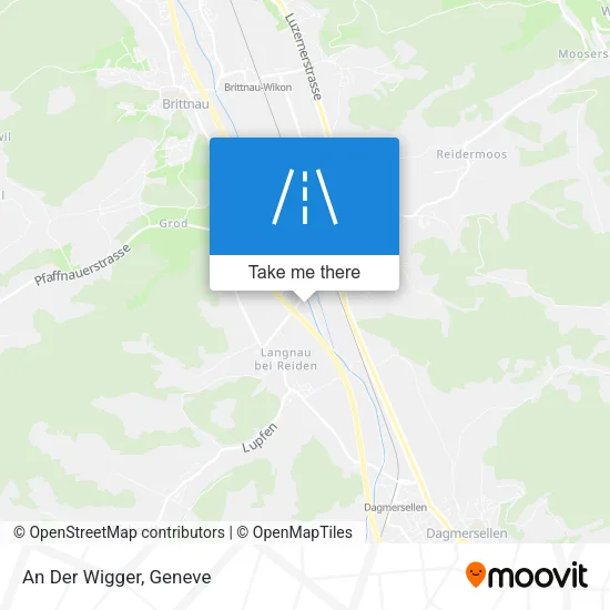 An Der Wigger map