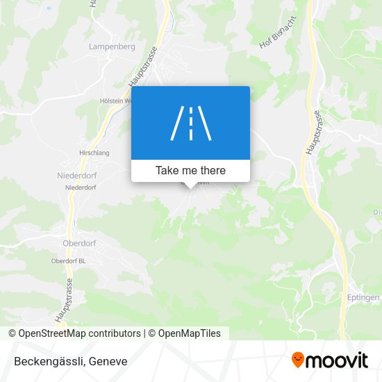 Beckengässli map