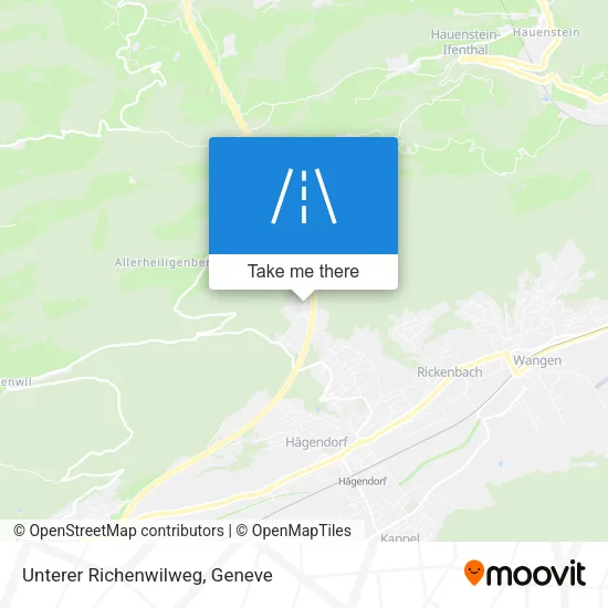 Unterer Richenwilweg map