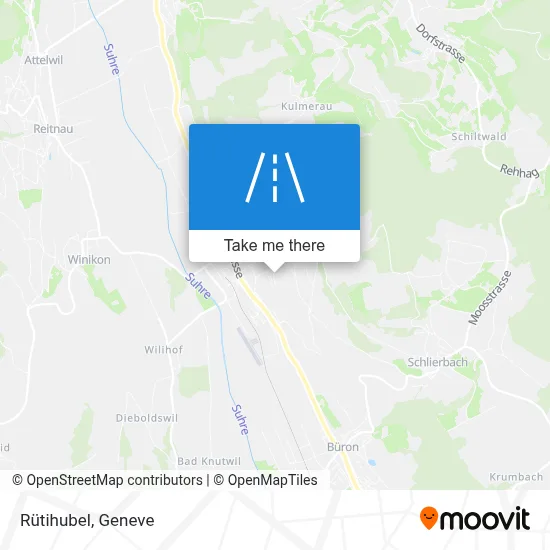 Rütihubel map