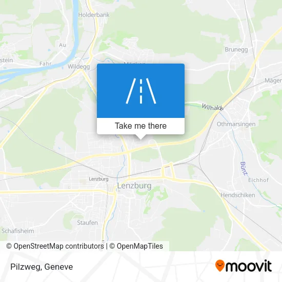 Pilzweg map