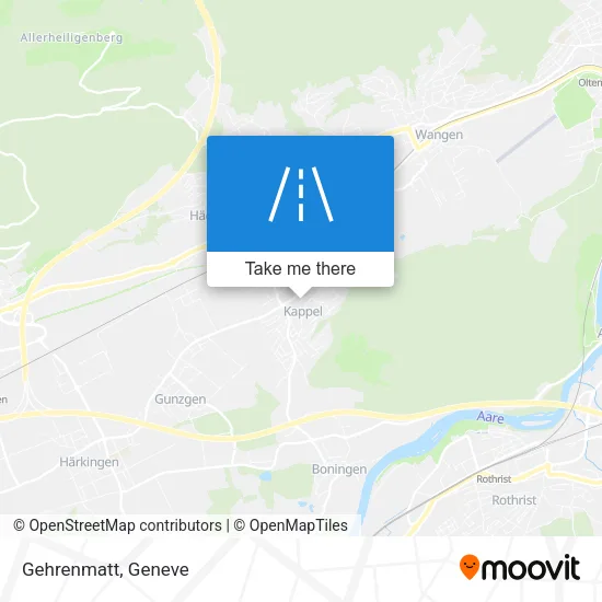 Gehrenmatt map