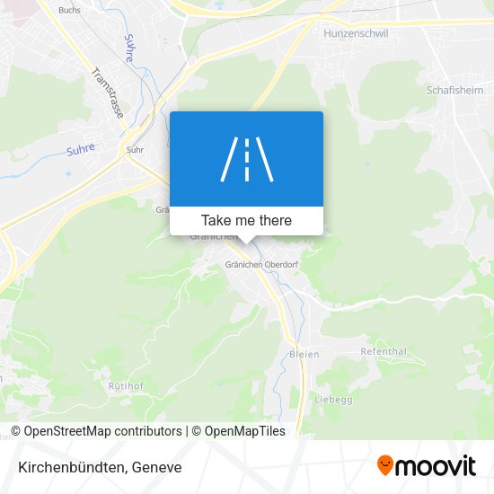 Kirchenbündten map