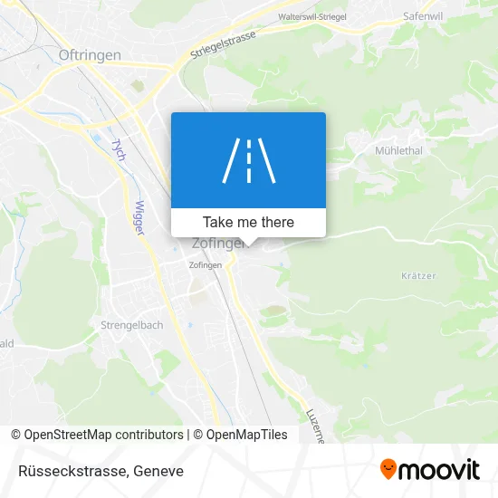 Rüsseckstrasse map