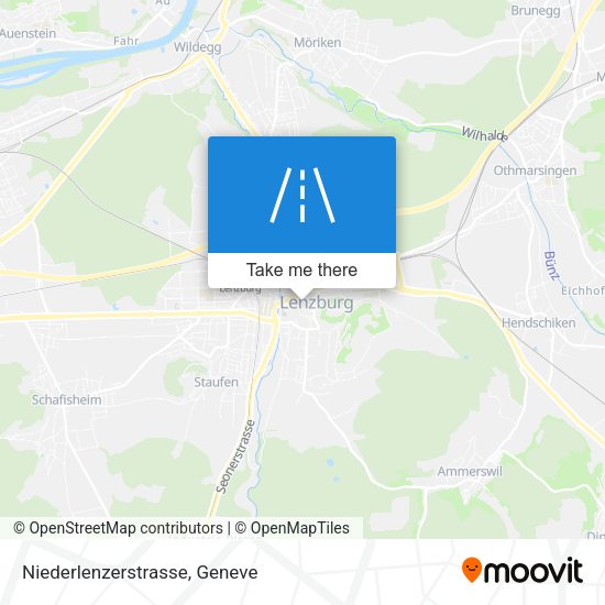 Niederlenzerstrasse map