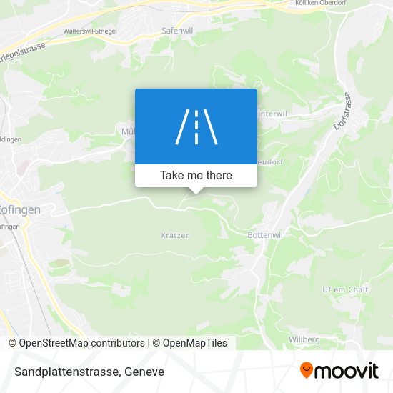 Sandplattenstrasse map