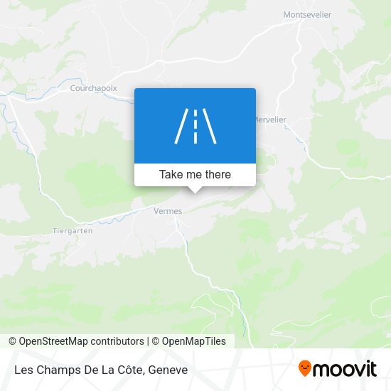 Les Champs De La Côte map