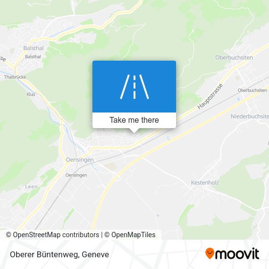 Oberer Büntenweg map