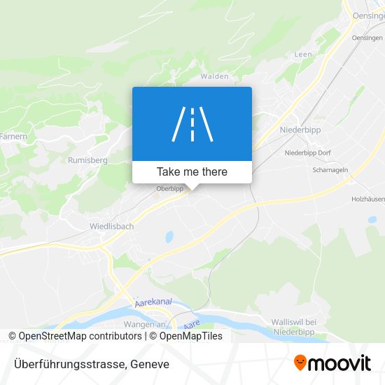 Überführungsstrasse map