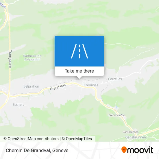 Chemin De Grandval map