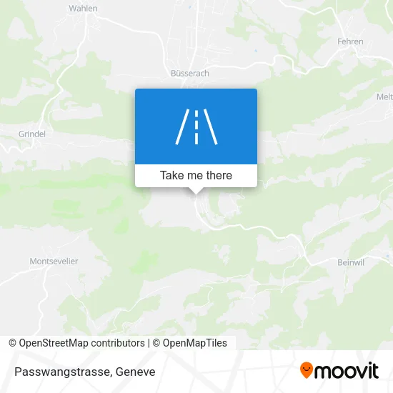 Passwangstrasse map