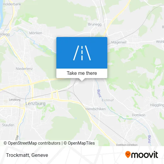Trockmatt map