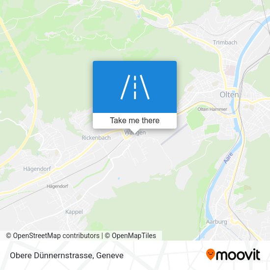 Obere Dünnernstrasse map