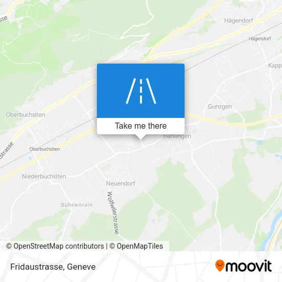 Fridaustrasse map