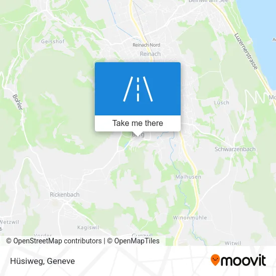 Hüsiweg map
