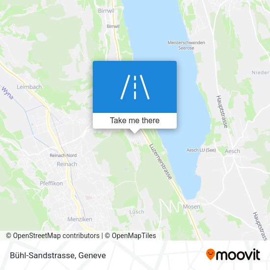 Bühl-Sandstrasse map