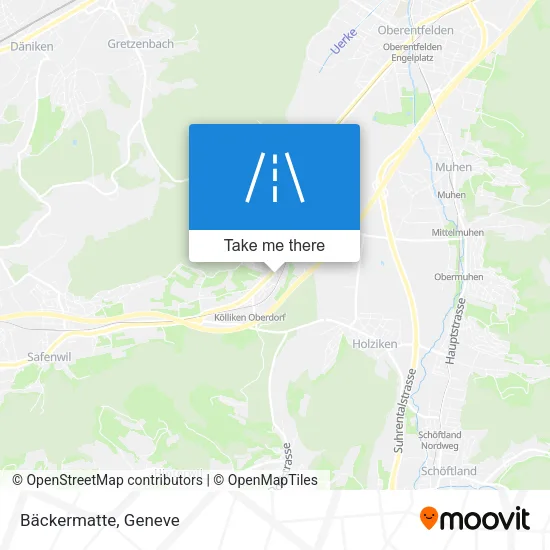 Bäckermatte map