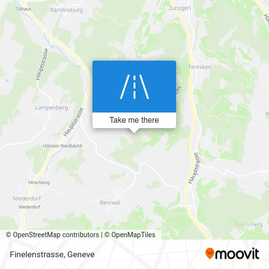 Finelenstrasse map