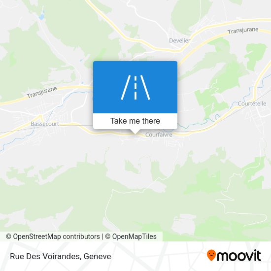 Rue Des Voirandes map