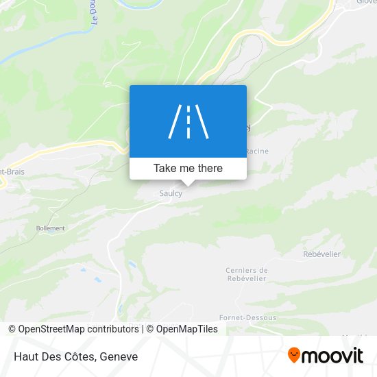 Haut Des Côtes map