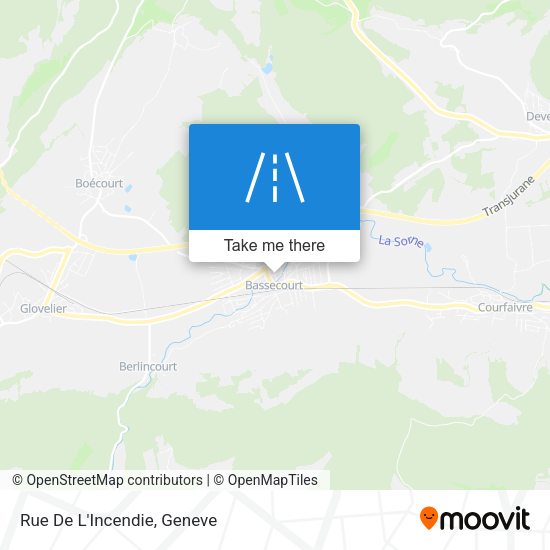 Rue De L'Incendie map