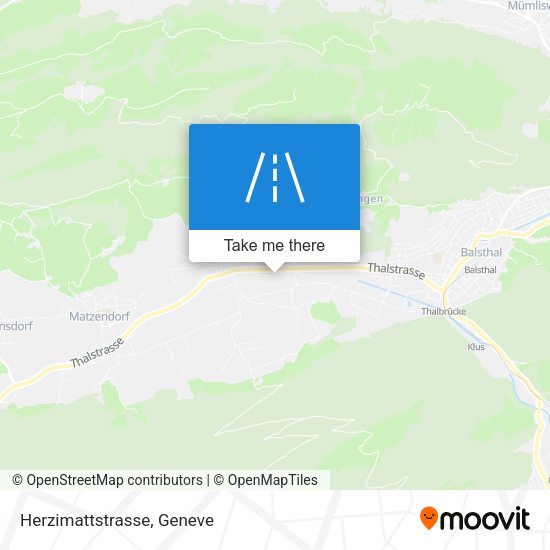 Herzimattstrasse map