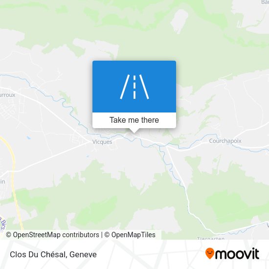 Clos Du Chésal map