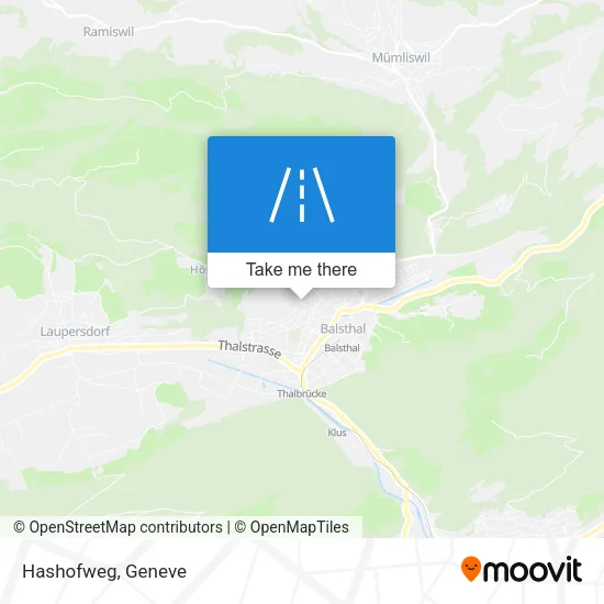 Hashofweg map