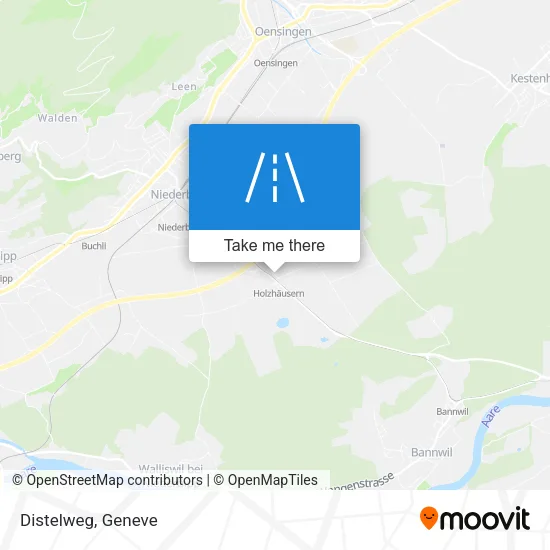 Distelweg map
