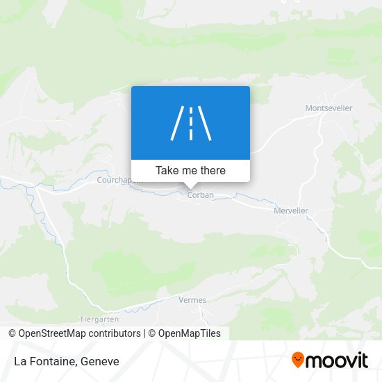 La Fontaine map