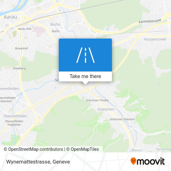 Wynemattestrasse map
