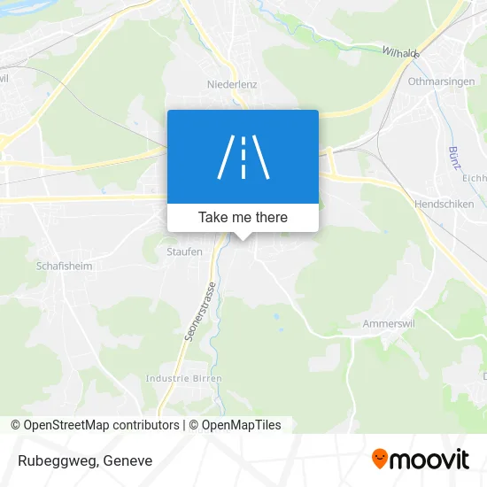 Rubeggweg map