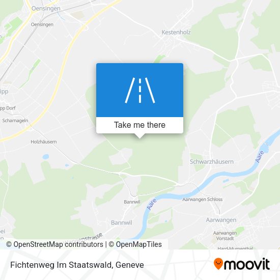 Fichtenweg Im Staatswald map