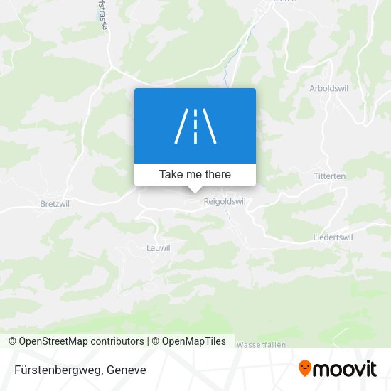 Fürstenbergweg map