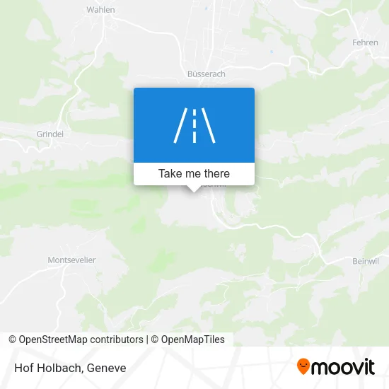 Hof Holbach map