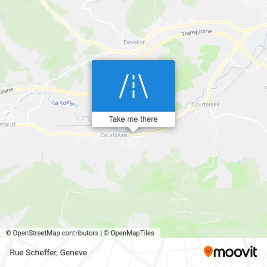 Rue Scheffer map