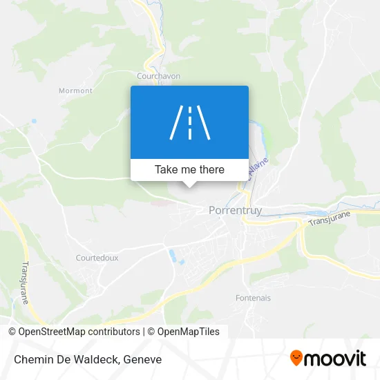 Chemin De Waldeck map