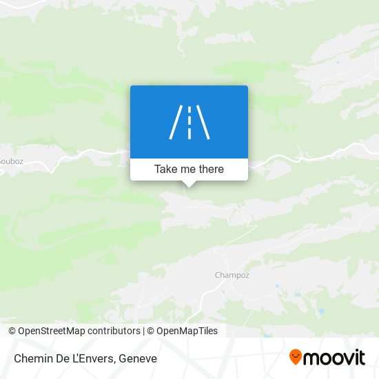 Chemin De L'Envers map